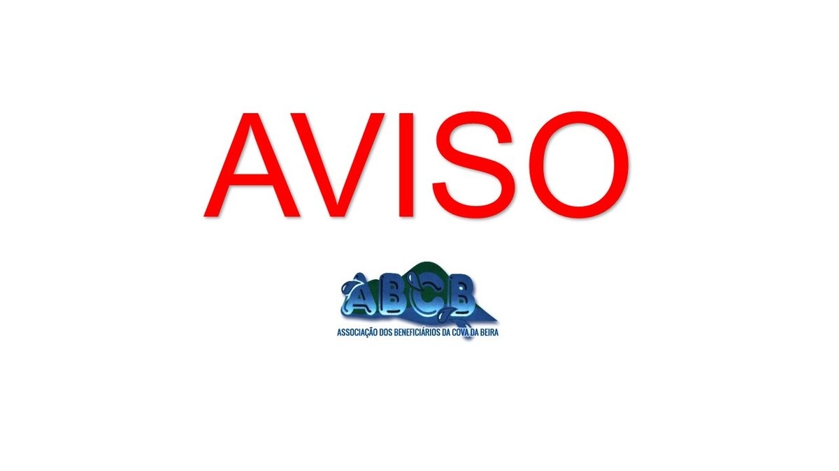 AVISO - Corte de Abastecimento de Água 